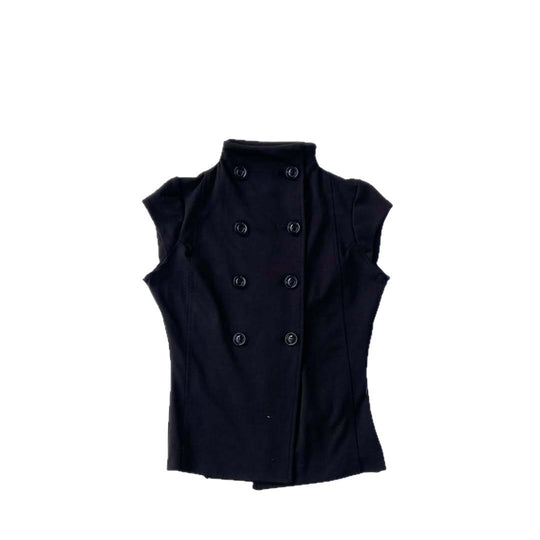 Damen elegantes bodenlanges Oberteil mit Stehkragen R&B