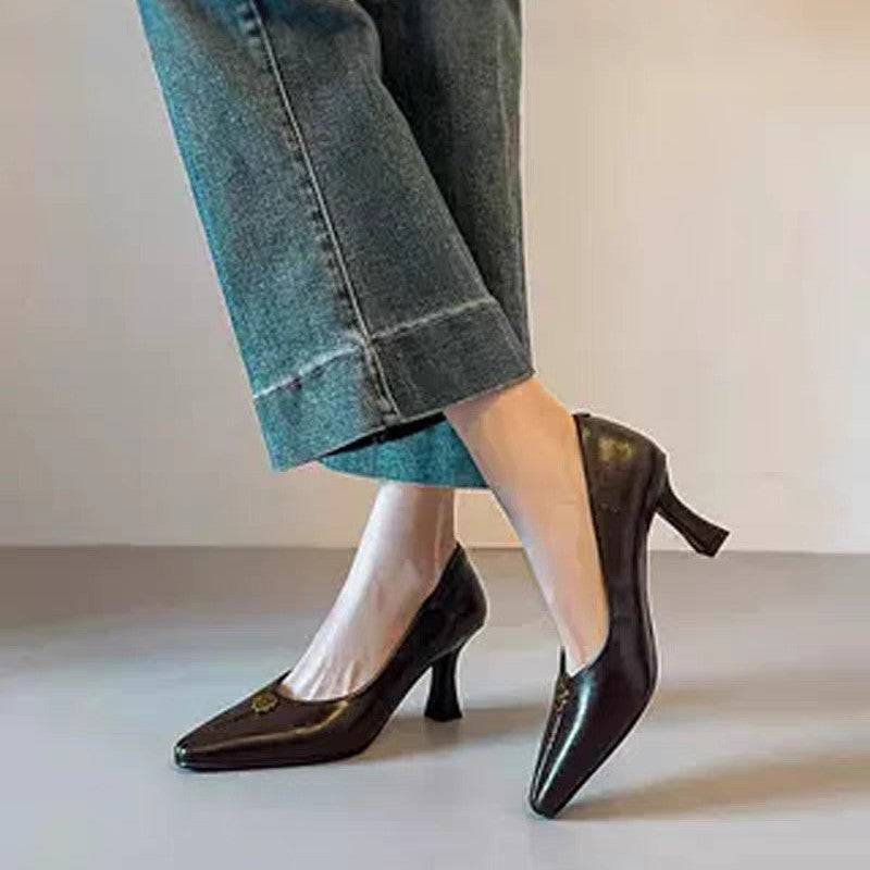 Damen elegante Pumps mit modischem Absatz R&B