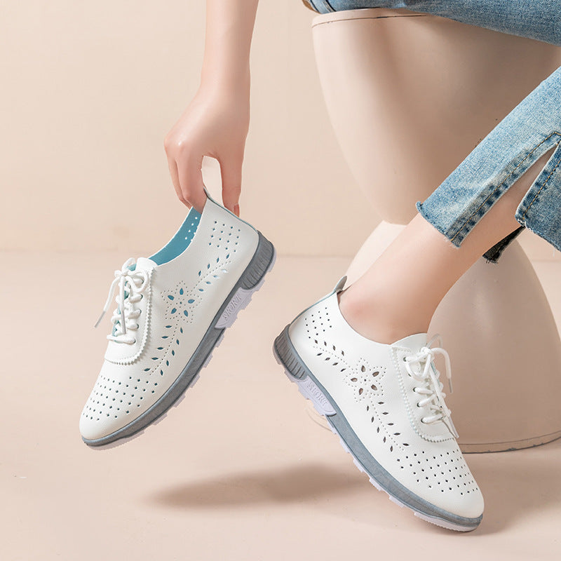 Damen Atmungsaktive Freizeitschuhe mit perforiertem Obermaterial und flexibler Sohle R&B