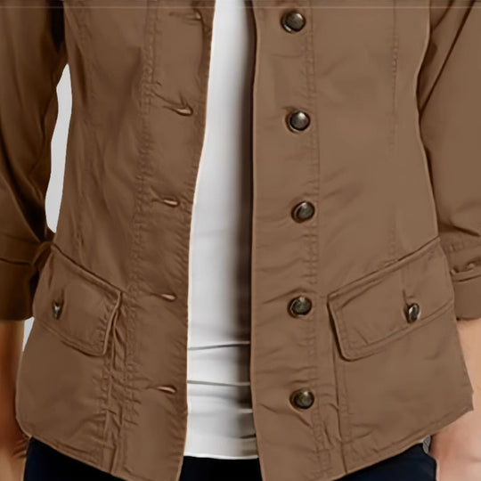Damen Leichte Sommerjacke mit praktischen Taschen R&B