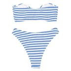 Damen Bandeau-Bikini mit modischem Schnallenverschluss R&B