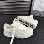 Damen Sportliche Sneakers mit zeitgemäßem Design und atmungsaktiven Einsätzen R&B