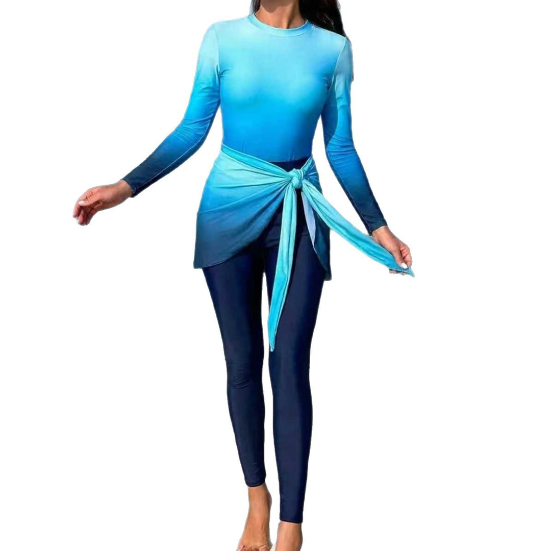 Damen Modischer Surfanzug mit eleganten Wickeldetails R&B