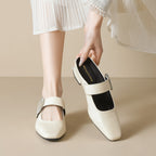 Damen elegante Slingback-Pumps mit modischem Schnallenakzent