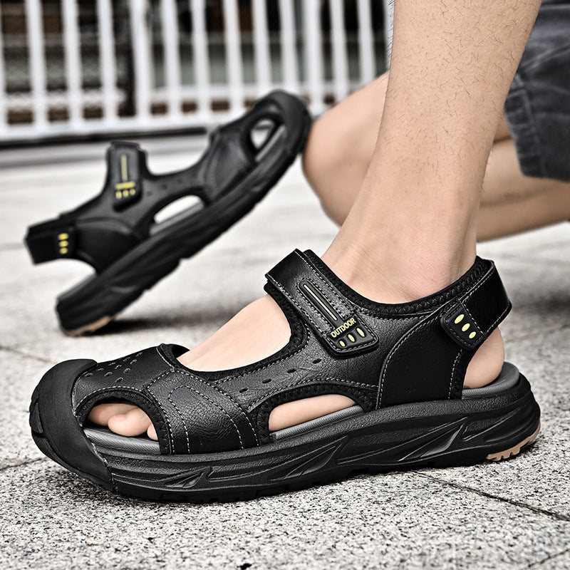 Damen Outdoor-Sandalen mit verstellbarem Riemen und rutschfester Sohle R&B