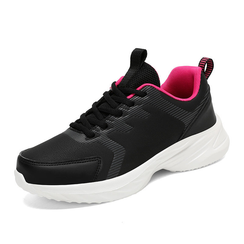 Unisex nan urbaner Komfort-Sneaker mit gepolsterter Keilsohle atmungsaktiver Meshzunge und robustem Kunstlederbesatz R&B
