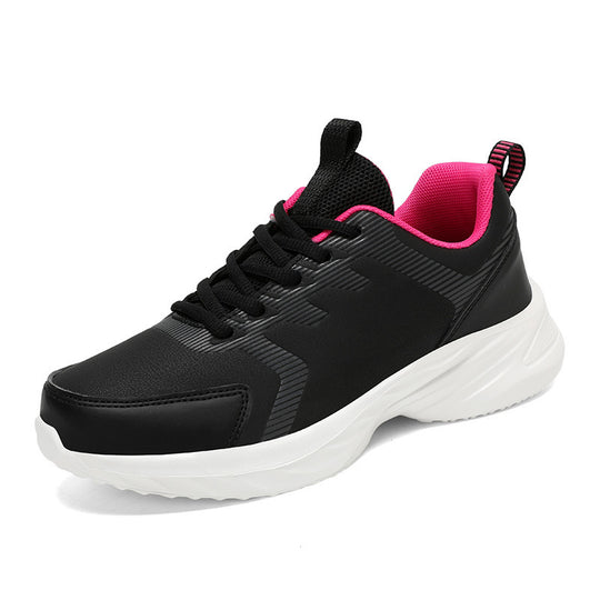 Unisex nan urbaner Komfort-Sneaker mit gepolsterter Keilsohle atmungsaktiver Meshzunge und robustem Kunstlederbesatz R&B