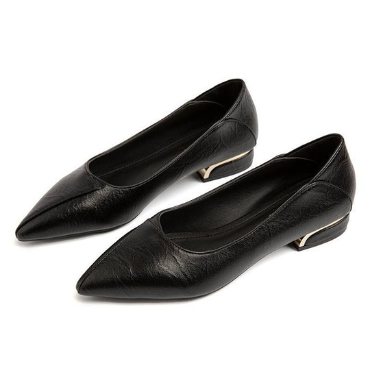 Damen Spitzen Ballerinas mit elegantem Blockabsatz R&B