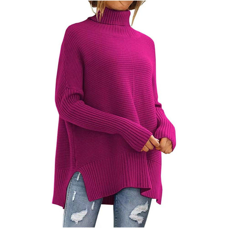 Damen Kuscheliger Rollkragenpullover R&B