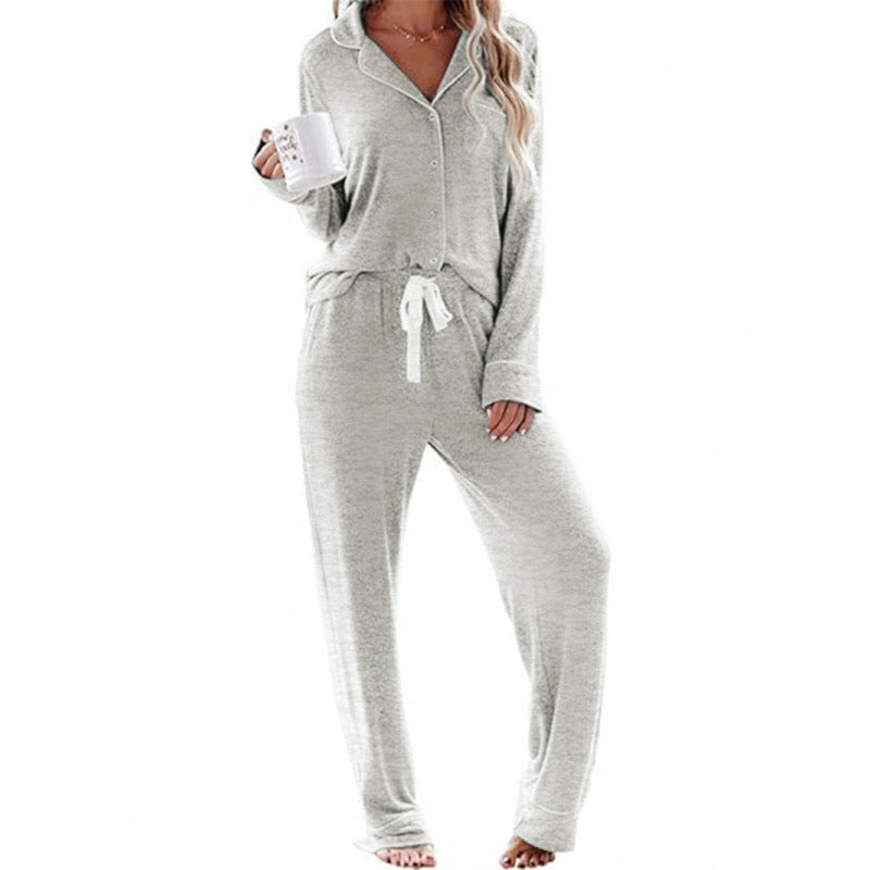 Damen Schlafanzug-Set aus weichem, atmungsaktivem Material R&B