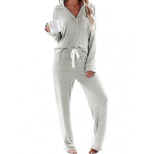 Damen Schlafanzug-Set aus weichem, atmungsaktivem Material R&B