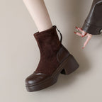 Damen Modische Stiefeletten mit eleganter Absatzhöhe R&B