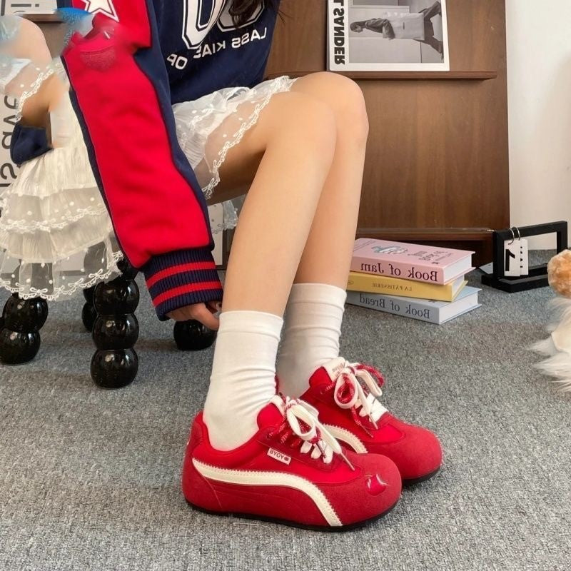 Damen Sportliche Sneaker mit atmungsaktiver Oberflächenstruktur und flexiblem Komfortdesign R&B