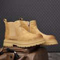 Damen Robuste Chelsea-Stiefel aus weichem Wildleder mit seitlichem Reißverschluss R&B