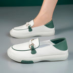 Damen Bequeme Slip-On Schuhe mit modischem Dekor und rutschfester Sohle R&B