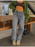 Damen Weit geschnittene Jeans im lässigen Stil
