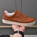 Damen Leder Sneakers mit atmungsaktivem Innenfutter und rutschfester Sohle R&B