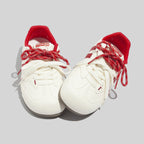 Damen Sportliche Retro Sneakers mit floralem Muster und bequemer Dämpfung