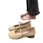 Damen Ballerina mit eleganter Riemchen-Details und Perlenapplikation R&B