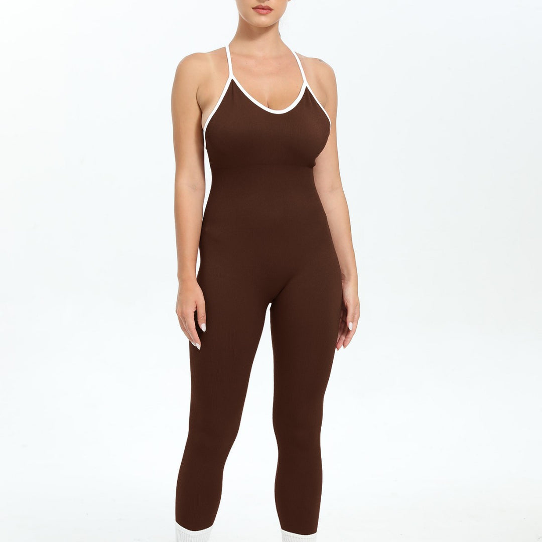 Damen Bodysuit mit Racerback-Design und nahtloser Verarbeitung R&B