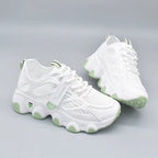 Damen Sportliche Sneakers mit atmungsaktivem Netzmaterial und dämpfender Sohle