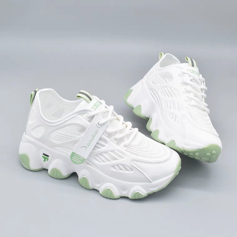 Damen Sportliche Sneakers mit atmungsaktivem Netzmaterial und dämpfender Sohle