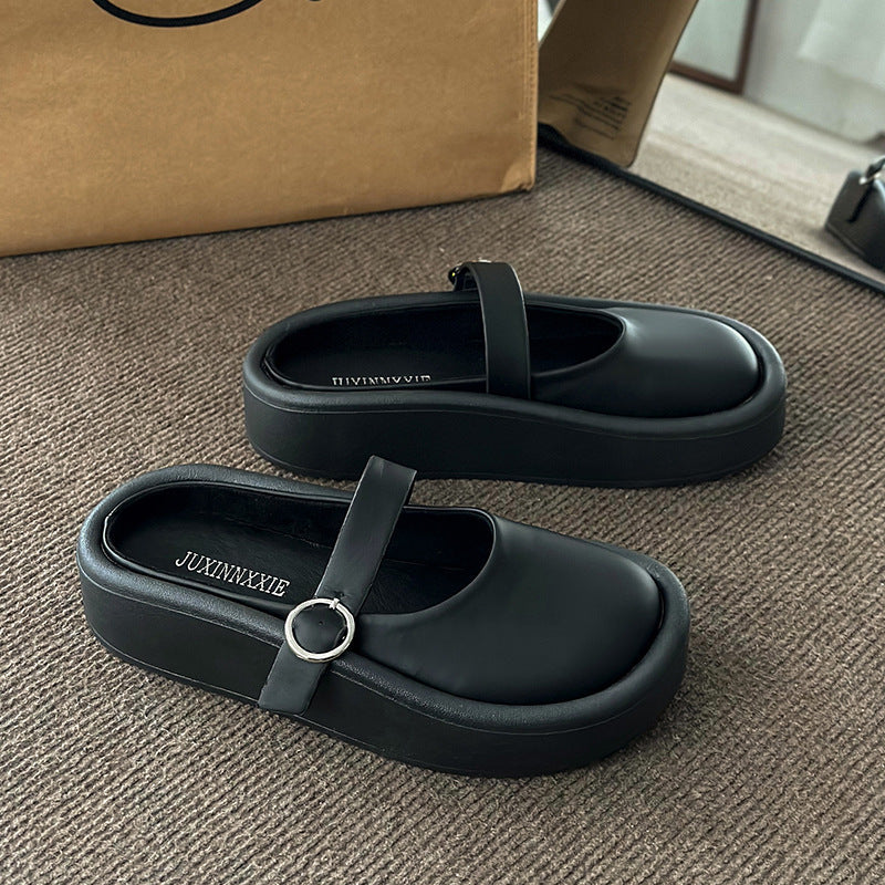 Damen Clogs mit eleganter Schnalle und bequemem Innenfutter R&B