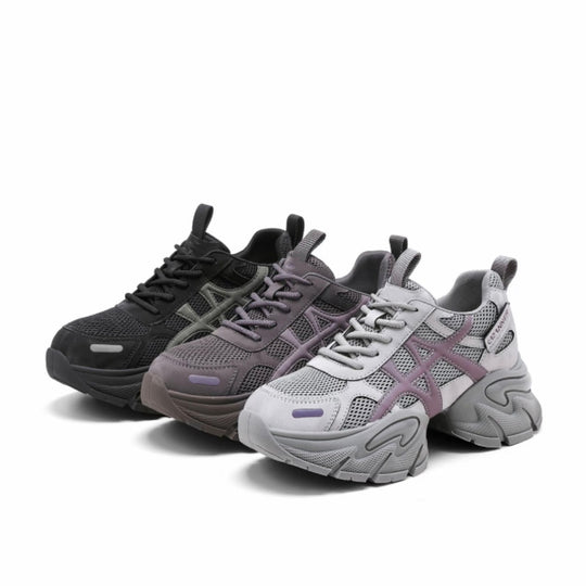 Damen Sportliche Sneakers mit rutschfestem Profil und atmungsaktivem Obermaterial R&B
