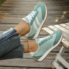 Damen Sportliche Sneakers mit atmungsaktivem Mesh-Obermaterial und rutschfester Sohle R&B