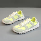 Damen Sportliche Sneakers mit atmungsaktiver Mesh-Oberfläche und stoßdämpfendem Profil R&B