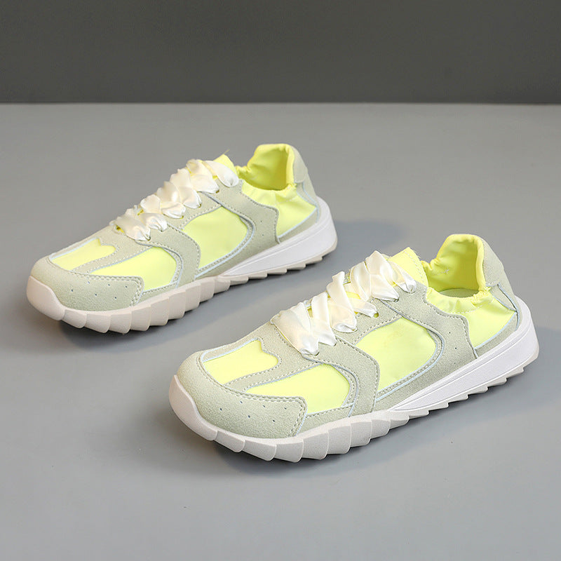 Damen Sportliche Sneakers mit atmungsaktiver Mesh-Oberfläche und stoßdämpfendem Profil R&B