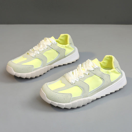 Damen Sportliche Sneakers mit atmungsaktiver Mesh-Oberfläche und stoßdämpfendem Profil R&B