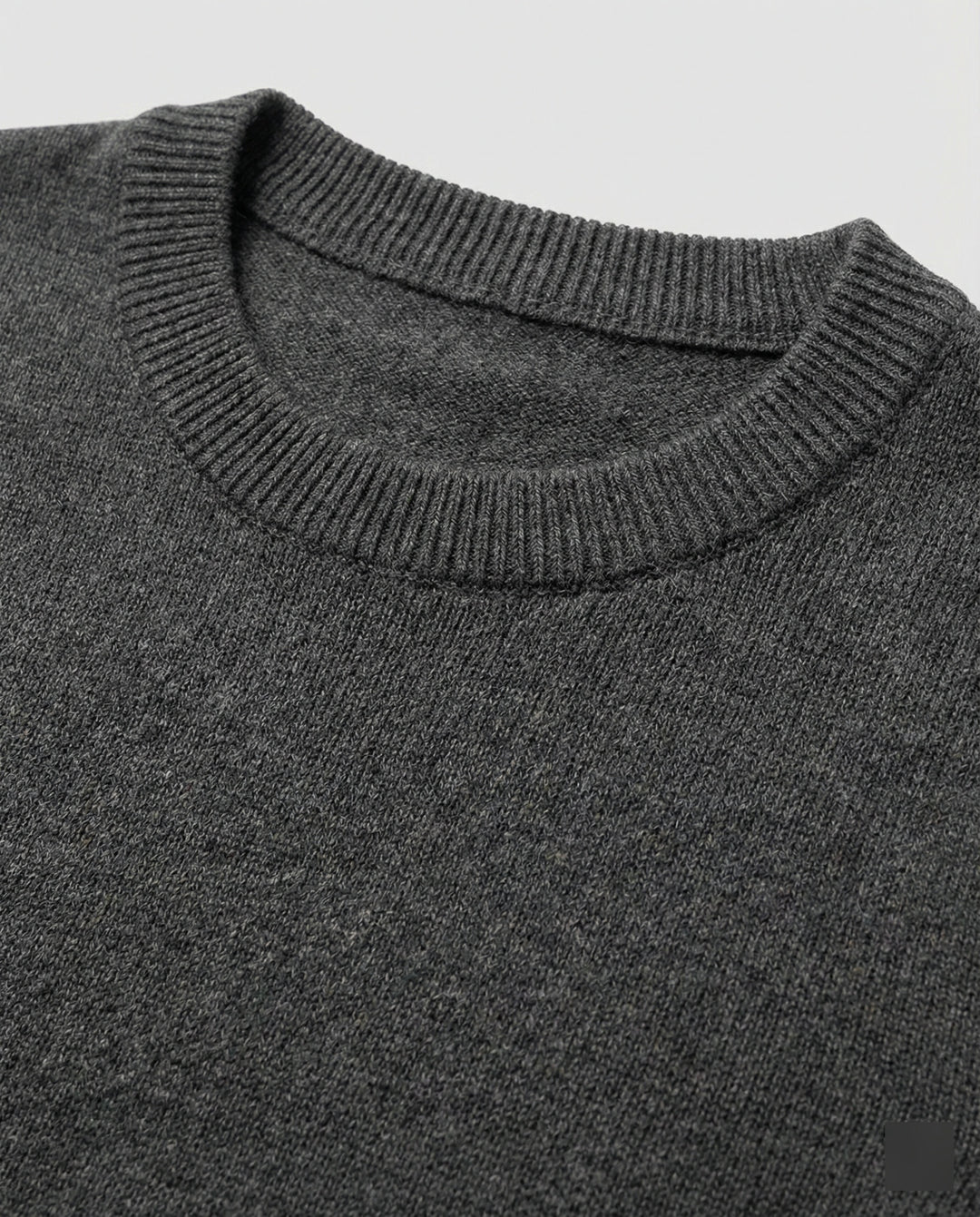 Schlankmachendes Rundhals Woll-Strickshirt für Damen im Herbst Winter