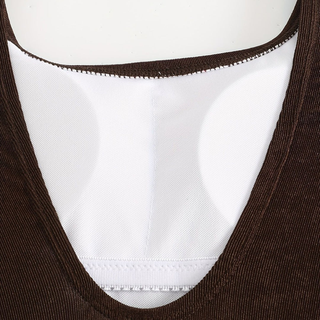 Damen Einteiler Badeanzug mit elegantem Rücken-Detail R&B
