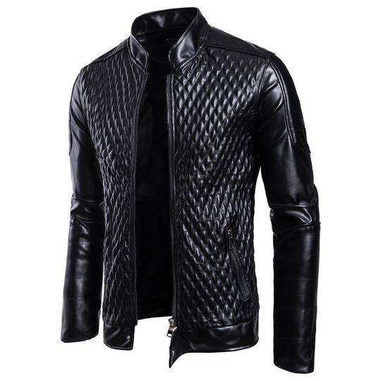 Herren stylische gesteppte jacke R&B