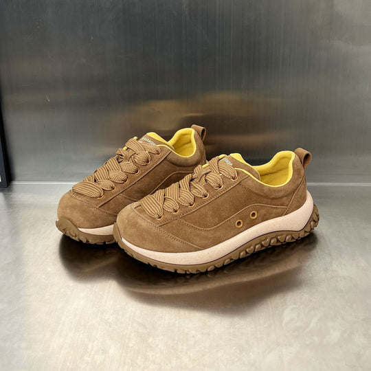 Damen Sportliche Freizeit-Sneaker mit rutschfester Sohle und atmungsaktiver Obermaterialstruktur R&B