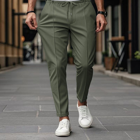 Herren modische Slim-Fit Jogginghose mit elastischem Bund und praktischen Seitentaschen R&B