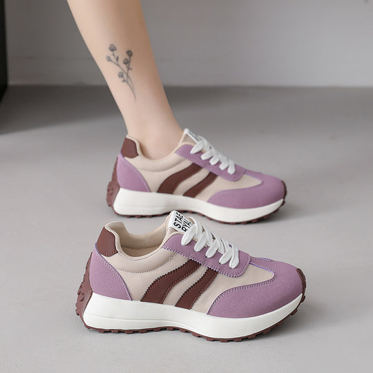 Damen Sportliche Sneakers mit atmungsaktivem Obermaterial und rutschfester Sohle R&B