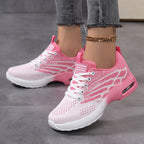 Damen Sportliche Sneaker mit atmungsaktiver Obermaterialstruktur und dämpfender Sohle