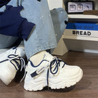 Damen Sportliche Chunky Sneakers mit atmungsaktiver Mesh-Oberfläche und bequemer Dämpfung R&B