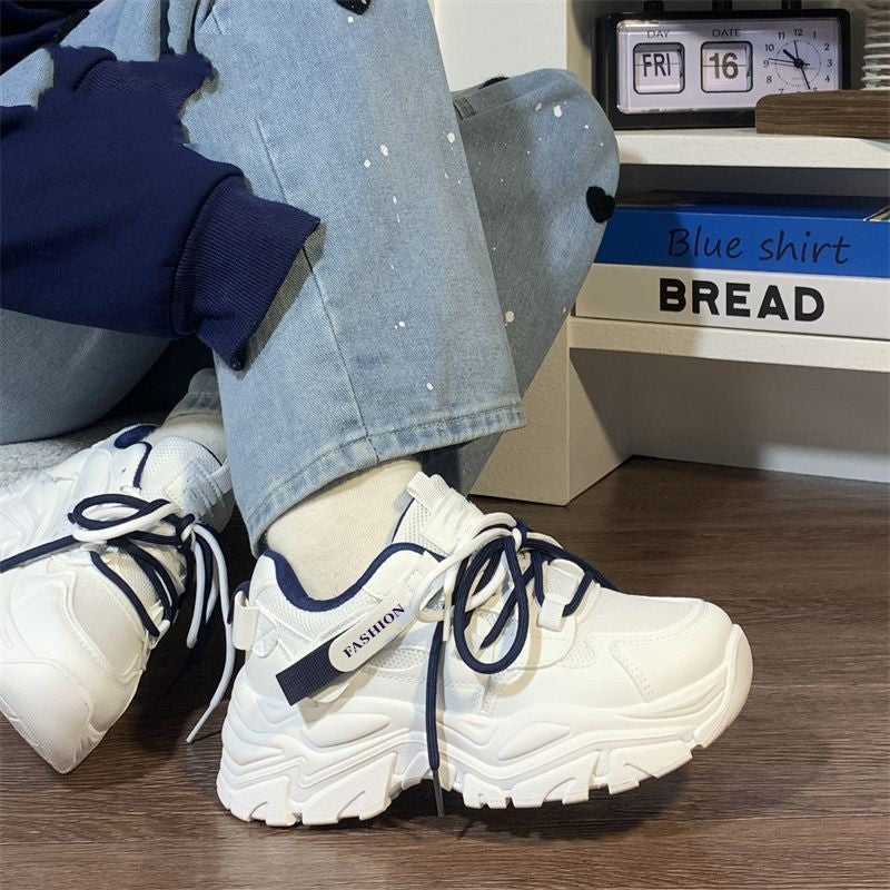 Damen Sportliche Chunky Sneakers mit atmungsaktiver Mesh-Oberfläche und bequemer Dämpfung R&B