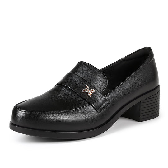 Damen Elegante und komfortable Mokassins mit modischem Schmuckdetail R&B