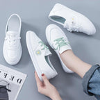 Damen Sneaker mit floralem Stickdesign und atmungsaktivem Obermaterial