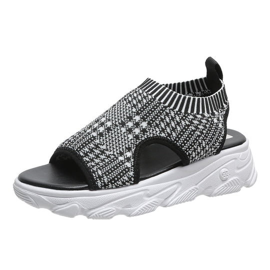 Damen luftige Sneaker-Sandalen mit ergonomischem Fußbett R&B