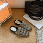 Damen Bequeme Clogs mit hochwertigem geflochtenem Design R&B
