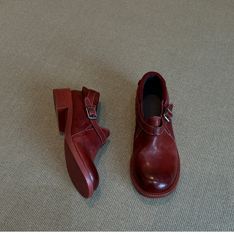 Damen Mokassins mit verstellbarem Riemen und bequemer Innensohle R&B