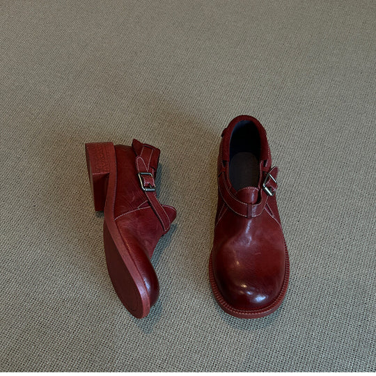 Damen Mokassins mit verstellbarem Riemen und bequemer Innensohle R&B