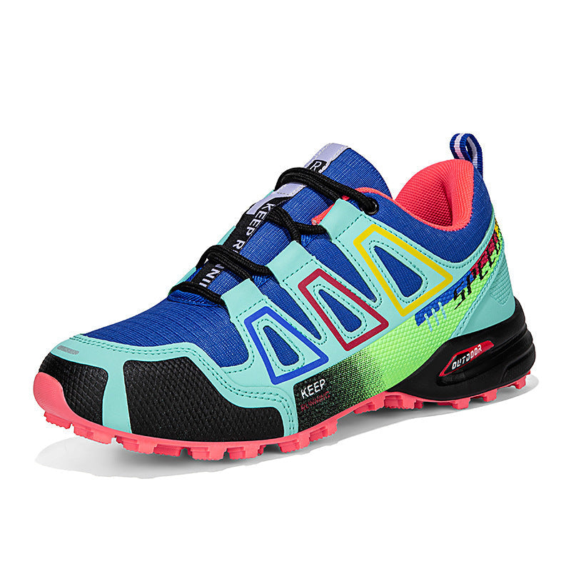 Damen Trailrunning-Schuhe mit rutschfester Sohle und atmungsaktivem Obermaterial