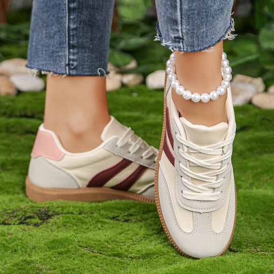 Damen Sneakers mit sportlichem Design und rutschfester Sohle R&B