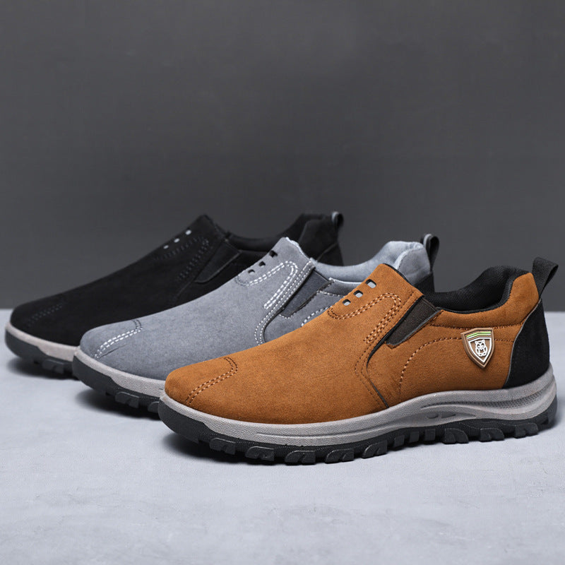 Damen Bequeme Halbschuhe mit elastischem Einstieg und rutschfester Laufsohle